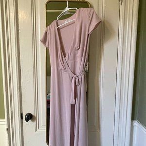 Aritzia Babaton Slit Wrap Dress XS